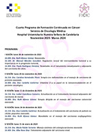 IV Programa de Formaci&oacute;n Continuada en C&aacute;ncer Servicio de Oncolog&iacute;a M&eacute;dica