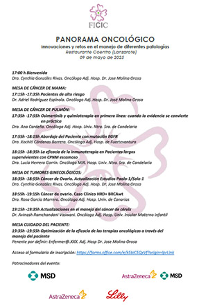Panorama Oncologico Lanzarote 2025