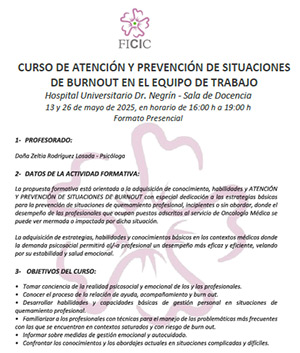 Prevención BurnOut Cáncer