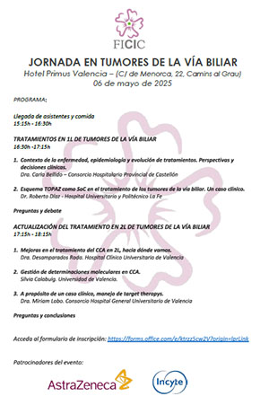 Tumores via biliar Valencia