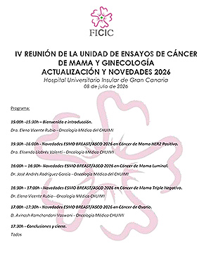Reuni&oacute;n de la Unidad de Ensayos de C&aacute;ncer de Mama y Ginecolog&iacute;a Gran Canaria 2026