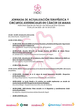Jornada de actualizaci&oacute;n terap&eacute;utica y circuitos asistenciales en c&aacute;ncer de mama celebrada en Las Palmas de Gran Canaria