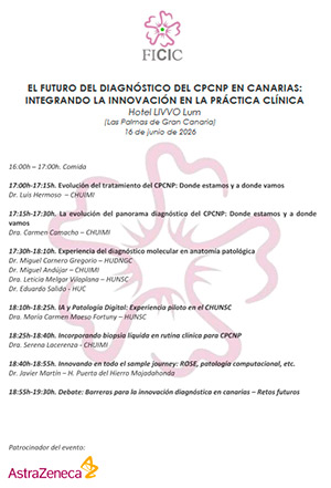 Reuni&oacute;n innovaci&oacute;n diagn&oacute;stica del CPCNP (c&aacute;ncer de pulm&oacute;n no microc&iacute;tico) Gran Canaria 2026