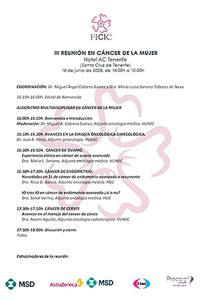 Reuni&oacute;n m&eacute;dica re&uacute;ne Oncolog&iacute;a M&eacute;dica, Ginecolog&iacute;a Oncol&oacute;gica y Oncolog&iacute;a Radioter&aacute;pica en torno al manejo multidisciplinar del c&aacute;ncer de la mujer.
