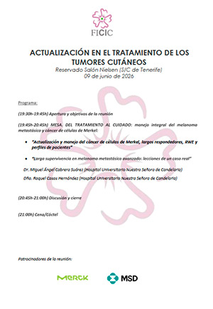 Tumores Cut&aacute;neos Tenerife 2026