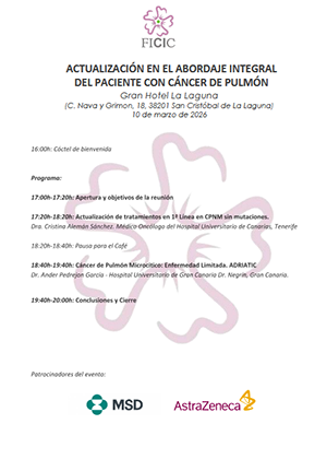 C&aacute;ncer Pulm&oacute;n Tenerive 2026