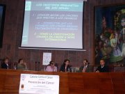 Presentacin del Acto en el esplndido Saln de Plenos del Cabildo de La Gomera: (I) Marta Lloret, Luis Domnguez Boada, Marisa Herrera, Ventura del Carmen Rodrguez Herrera, Consejera de Asuntos Sociales del Cabildo de La Gomera, Nicols Daz Chico y Antonio Cabrera de Len. 